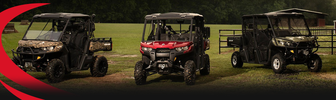 2017 Can-Am Defender HD8 UTV. Info Header